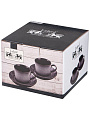 Набор чайный фарфор, 4 предмета, на 2 персоны, 250 мл, Lefard, Graphite, 474-244, подарочная упаковка - фото 5