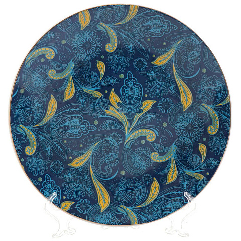 Тарелка десертная, керамика, 25 см, круглая, Шелк, Y4-4616