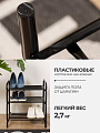 Полка для обуви, металл, 3 секции, 44х33х50 см, черная, Nika, ЭТК1/Ч - фото 5
