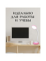 Светильник настольный 6 Вт, розовый, абажур розовый, Ultraflash, UF-744 C14, 14471, диммируемый, CCT - фото 6
