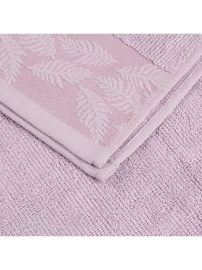 Полотенце банное 50х90 см, 100% хлопок, 500 г/м2, Перо, Silvano, лавандовое, Узбекистан