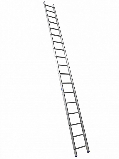 Лестница приставная, 1 секция, 18 ступеней, алюминий, 5.06 м, 150 кг, Alumet, 5118