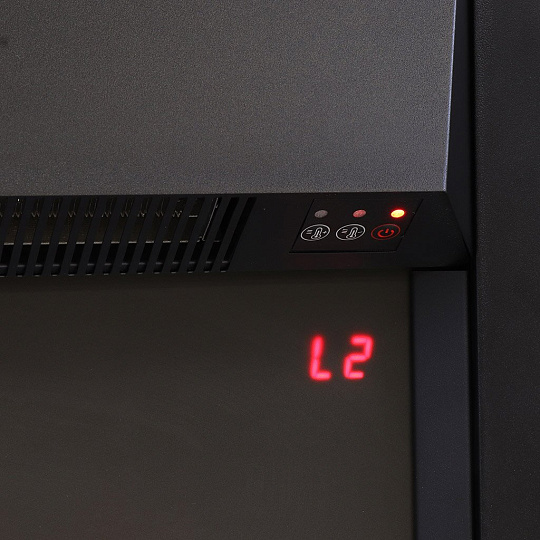 Электрокамин Bronx, Spark, дуб сонома с черным, эксклюзив, сборный портал