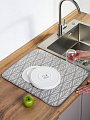 Коврик для сушки посуды микрофибра, 40х50 см, MDM-01-XL, 310261