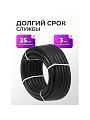 Шланг поливочный, 3/4 '', внутренний d19 мм, 5 атм, 25 м, 3 слоя, Клевер, ТЭП, черный - фото 8