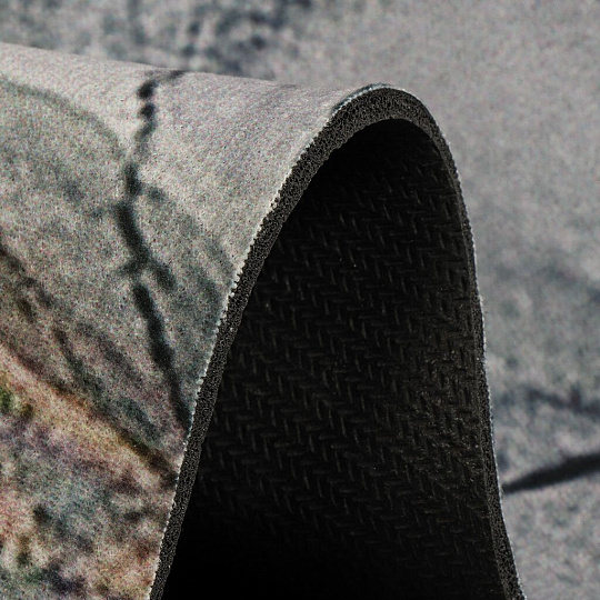 Коврик влаговпитывающий для ванной, 0.4х0.6 м, мрамор серый, A090050