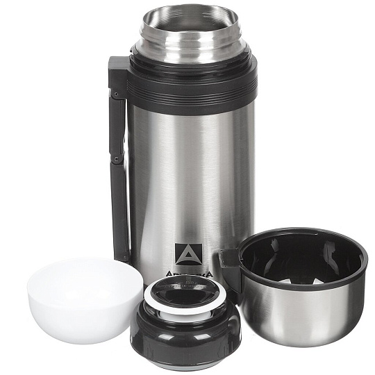 Термос для еды, нержавеющая сталь, 1.2 л, широкая горловина, Арктика, колба нержавеющая сталь, 201-1200