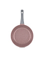 Сковорода литой алюминий, 28 см, антипригарное покрытие, Нева Металл Посуда, Tesoro Florence, total pink, индукция, TF1628tpi - фото 3