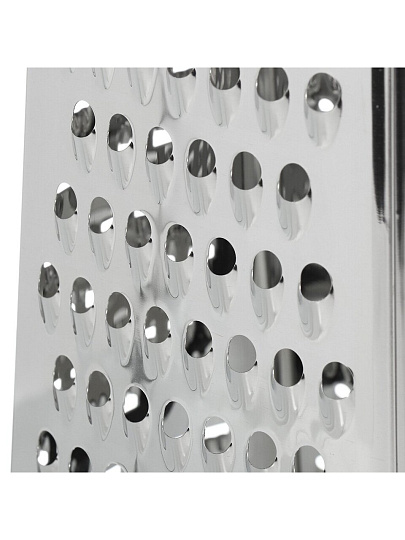 Терка 4 грани, 22х14х11.5 см, нержавеющая сталь, пластик, Daniks, Y4-8860