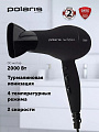 Фен Polaris, PHD 2038Ti, 2600 Вт, 3 режима, 2 скорости, черный, 007007