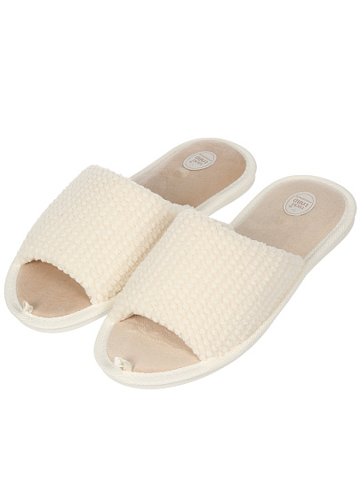 Тапки для женщин, полиэстер, в ассортименте, р. 40, открытые, Lucky Land, 5095W-PVC-O