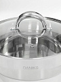 Кастрюля нержавеющая сталь, 10 л, крышка стекло, Daniks, Общепит, SD-6BP-10, индукция - фото 9
