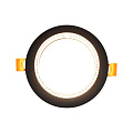 Светильник встраиваемый Асцендио, GX53, круглый, черный, General Lighting Systems, GCL-GX53-H38 - фото 2