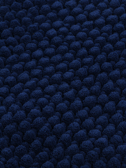 Коврик для ванной, 0.4х0.6 м, полиэстер, темно-синий, Silvano, Super Bobbel, Y4-11236