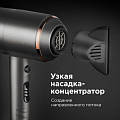 Фен Redmond, RF-535, 2000 Вт, 2 режима, 2 скорости, серый/золотой хром, RF-535 - фото 13
