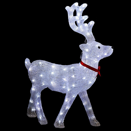 Фигурка декоративная полимер, Олень, 70 см, 80 LED, 220В, Y4-7436