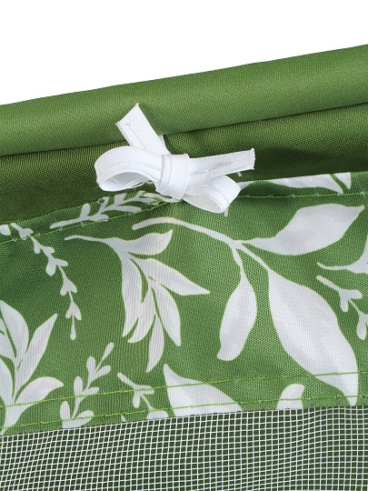 Качели садовые 3-местные, 198х115х176 см, 250 кг, Green Days, с москитной сеткой, зеленые, LG5400M-dp2, металл