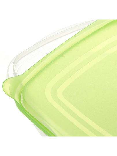 Набор емкостей пластик, 1.3 л, 3 шт, в ассортименте, прямоугольный, для продуктов, Darel, Трио, 40402