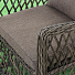 Мебель садовая Green Days, Форео, темно-коричневая, стол, 122х122х75 см, 4 кресла, подушка серо-коричневая, CYH162W-2 - фото 6