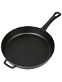 Сковорода чугун, 24 см, Гардарика, литая ручка, с ушком, индукция, 00124 - фото 7