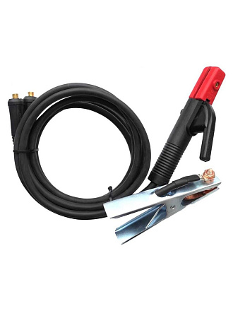 Комплект сварочных кабелей 3 м, ГОСТ, 2 шт, диаметр 16 мм, 014