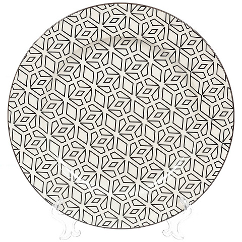 Тарелка обеденная, керамика, 27 см, круглая, Эмилия, MFK06470