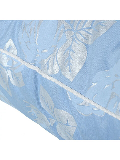 Подушка 68 х 68 см, гусиный полупух, Лаки, чехол 100% хлопок, кант, средняя, Бел-Поль, ПГл-7сб