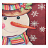 Наволочка декоративная Милый снеговик, 100% лен, 43 х 43 см, T2020-76 - фото 2