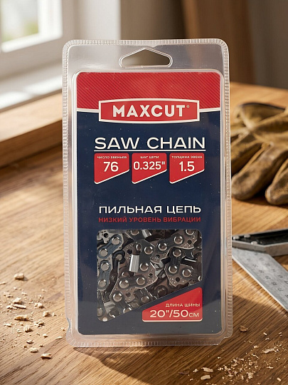 Цепь пильная Maxcut, 21LV-76E, шаг цепи 0.325 '', 1.5 мм, 76 звеньев, 50 см (20'') см, 86321076