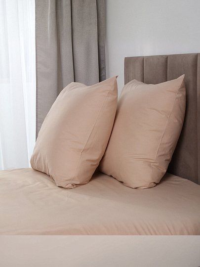 Наволочка 2 шт, Silvano, Латте, поплин, 100% хлопок, 70 х 70 см