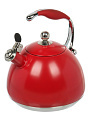 Чайник нерж, 3 л, свист, мат, Daniks, индукц, WT-T1054-RED - фото 3