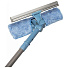 Набор для мытья окон плоский, микрофибра, 124 см, синий, телескопическая ручка, 2 в 1, (ручка, скребок, насадка), Soft Touch, 58402-6333 - фото 7