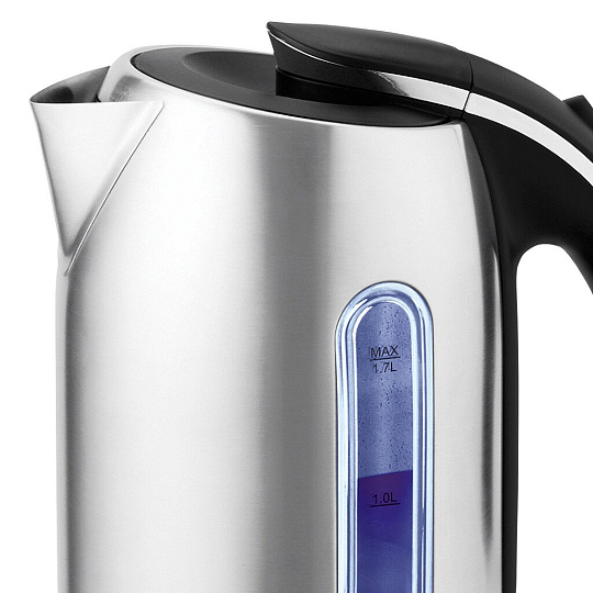 Чайник электрический National, NK-KE17549, 1.7 л, 2200 Вт, скрытый нагревательный элемент, металл