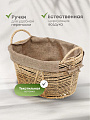 Корзина 30х20х16 см, овальная, плетеная, бумага, Y4-7324 - фото 2