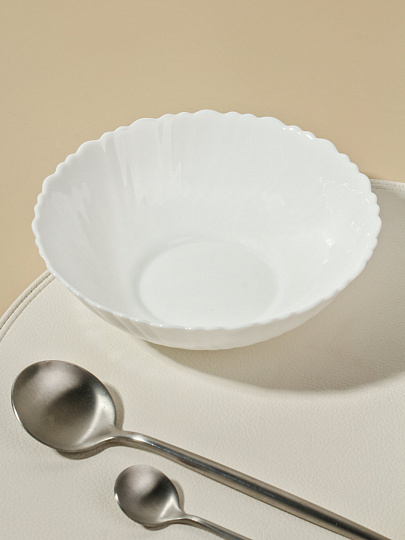 Салатник стеклокерамика, круглый, 18х6 см, 0.6 л, Опал, TW70