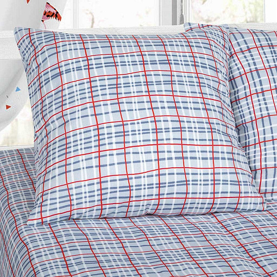 Постельное белье детское 1.5-спальное, простыня 150х214 см, 2 наволочки 70х70 см, пододеяльник 145х215 см, АртПостель, поплин, Мейсон 912