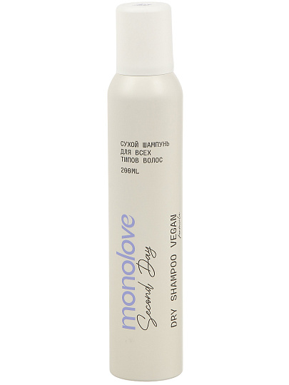 Сухой шампунь Bisou, MonoLove bio, для всех тип волос, 200 мл