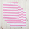 Набор салфеток «Этель» Розовая полоска 40х40 см - 4 шт, 2633050 - фото 2