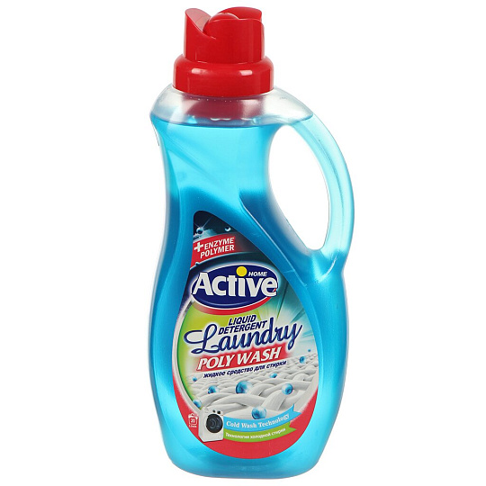 Гель для стирки Active, 1.5 л, универс, Свежесть моря