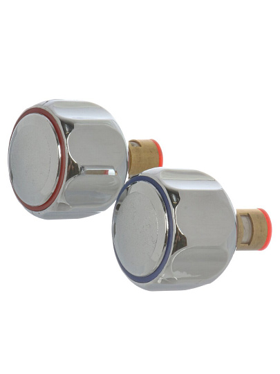 Маховик с кран-буксой 2 шт, индивидуальная упаковка, ComfortFactor, Эрика, 70191-10