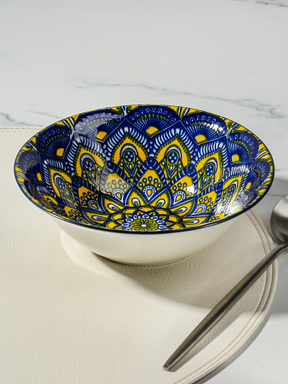 Салатник керамика, круглый, 18х7 см, Мантра, Y6-6014