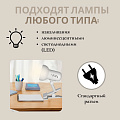 Светильник настольный на прищепке, E27, 40 Вт, белый, абажур белый, Camelion, H-035 C01 - фото 5