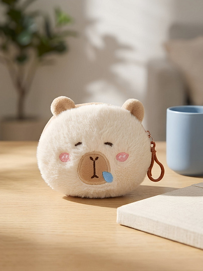 Монетница Игроленд, Милота, 9 см, детская, мягкая, полиэстер, с46-003, в ассортименте