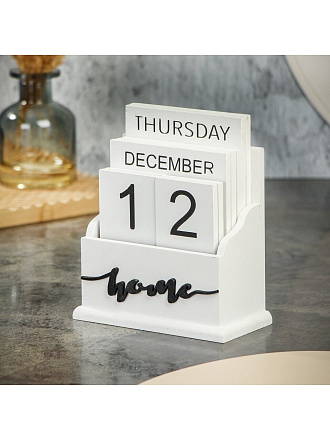 Календарь настольный 13х15х6.5 см, МДФ, Y4-6837