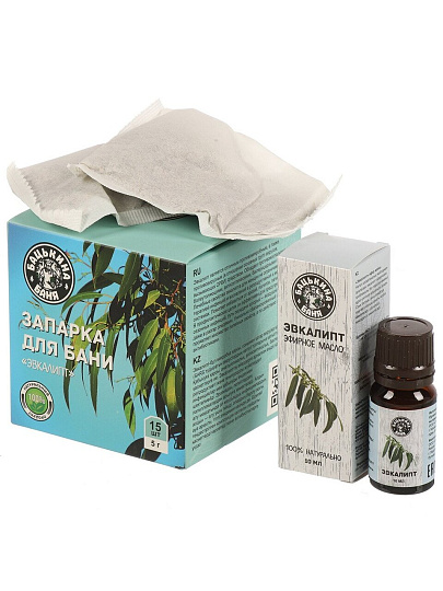 Набор для бани 4 предмета, коврик, шапка, запарка, эфирное масло, Бацькина Баня, Для души, 18027