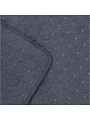 Покрывало 2-спальное, 200х180 см, 100% полиэстер, стеганое, Silvano, Жатка Элегант, серо-синее - фото 2