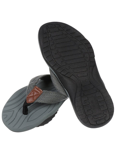 Тапки для женщин, серые, р. 39-40, открытые, Деним 407/3, A210126