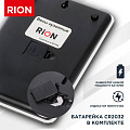 Весы кухонные электронные, стекло, Rion, Специи, точность 1 г, до 5 кг, LCD-дисплей, PT-893 - фото 4