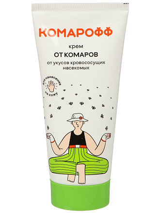 Репеллент от комаров, крем, Комарофф, 100 мл, 66740403