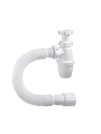 Сифон для мойки, бутылочный, 1 1/4